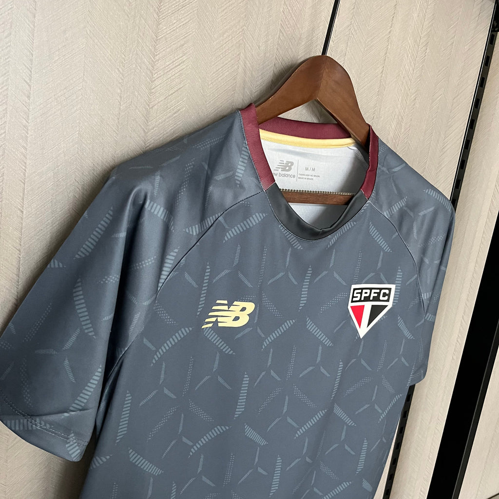 Camisa São Paulo Treino New Balance 2025 Cinza