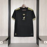 Camisa México 2025 Ouro Adidas Masculina - Preto+Dourado
