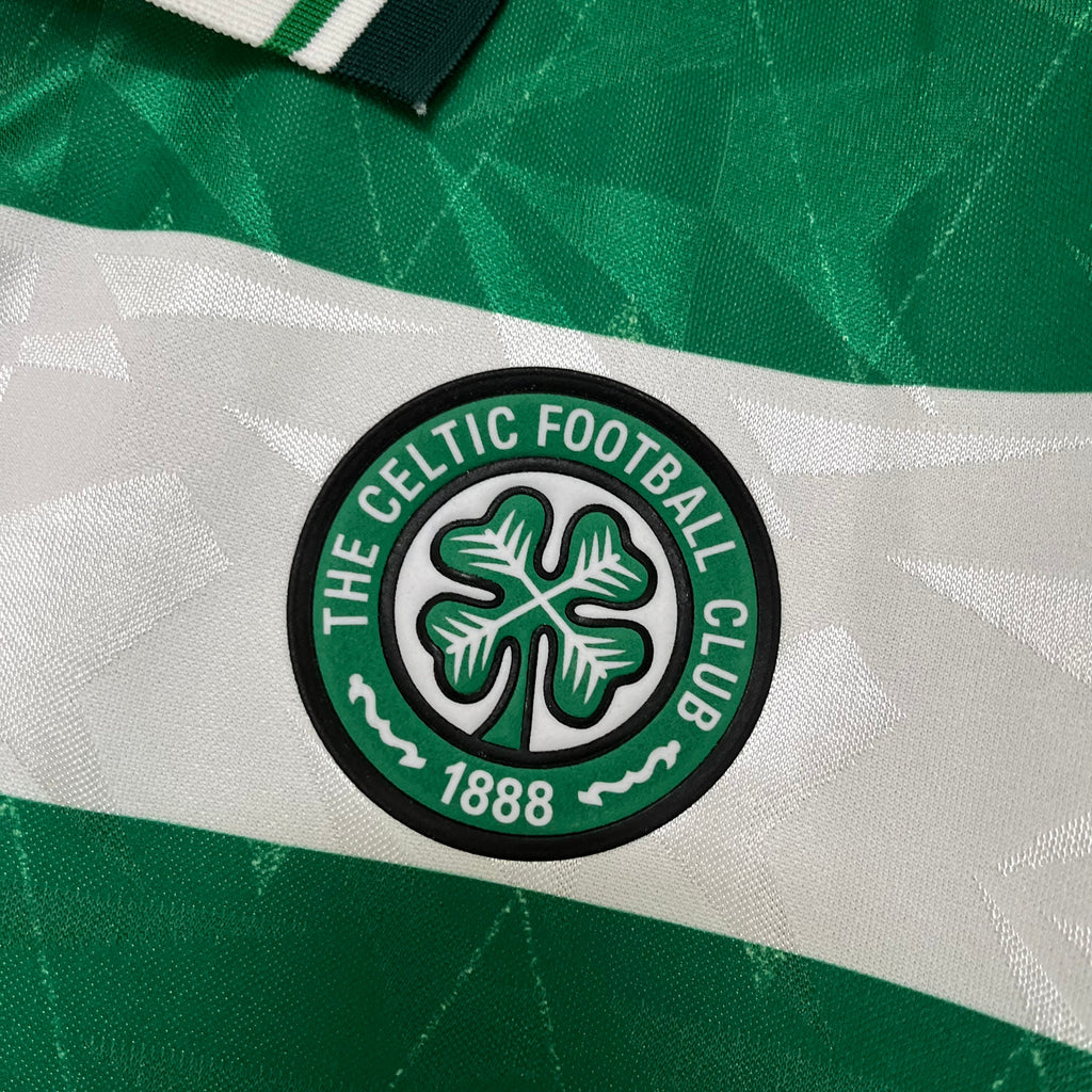 Camisa Celtic Retrô 1987/1989 Verde e Branca - Umbro