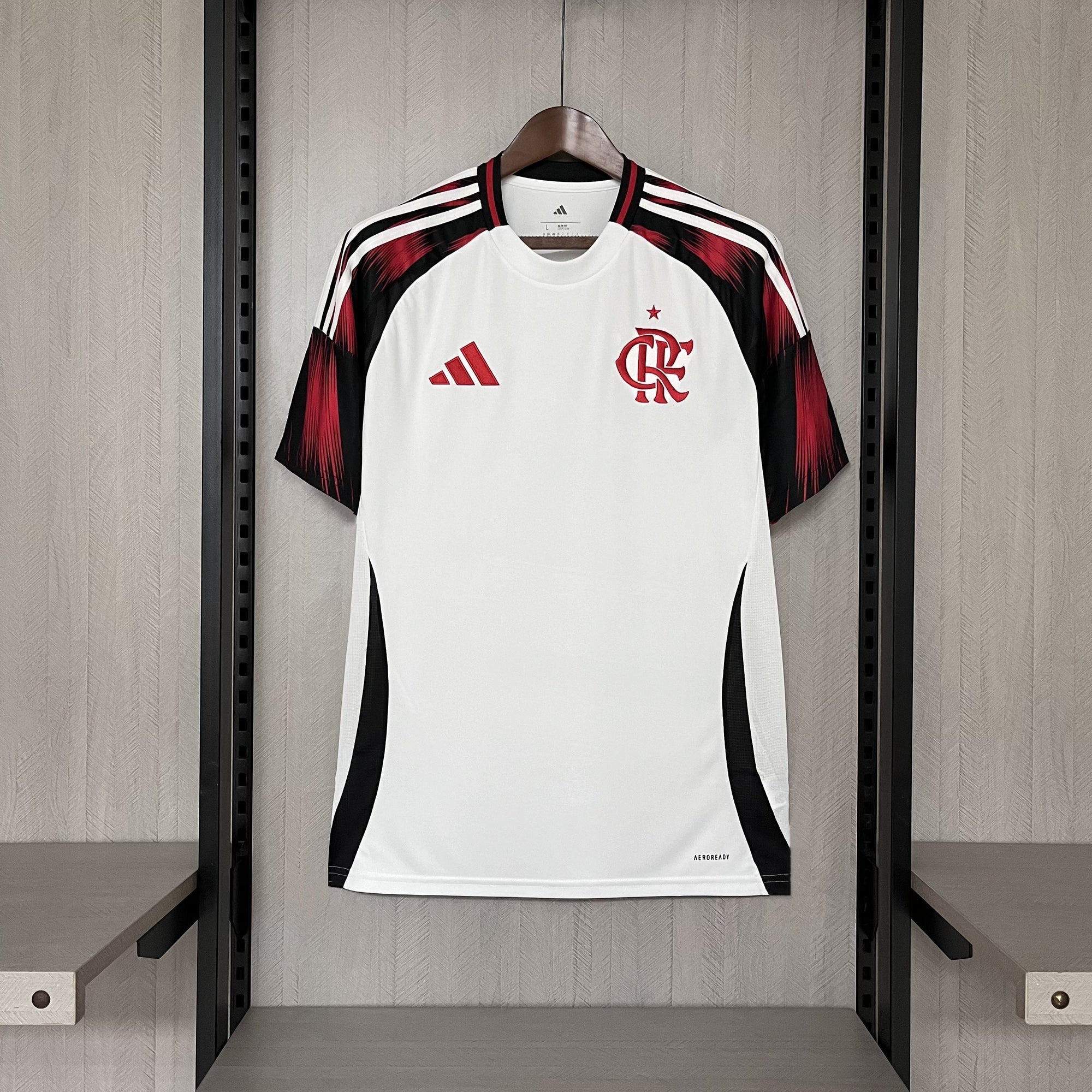 Camisa Flamengo II 2025 Torcedor Adidas Masculina - Branco