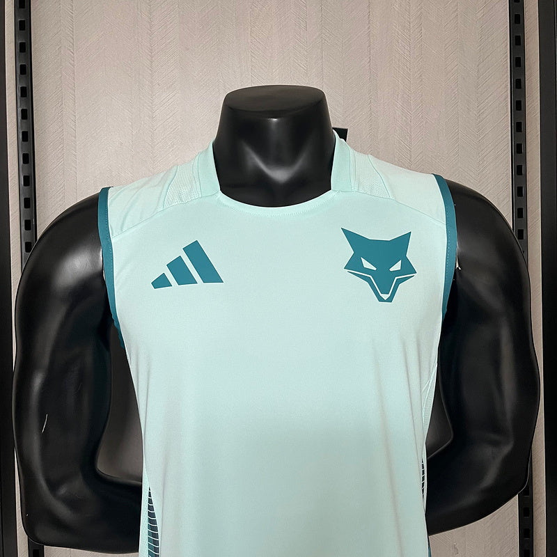 Regata Cruzeiro 25/26 Treino Adidas Masculina - Azul Turquesa