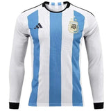 Camisa Manga Longa Argentina I 22/23 Adidas - Branco e Azul