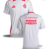 Camisa Adidas Internacional Treino 2025 Cinza (Com patrocinadores)