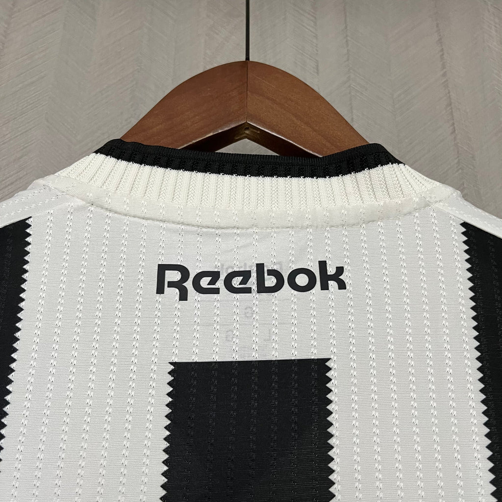 Camisa Reebok Botafogo 24/25 Casa - Preta e Branca