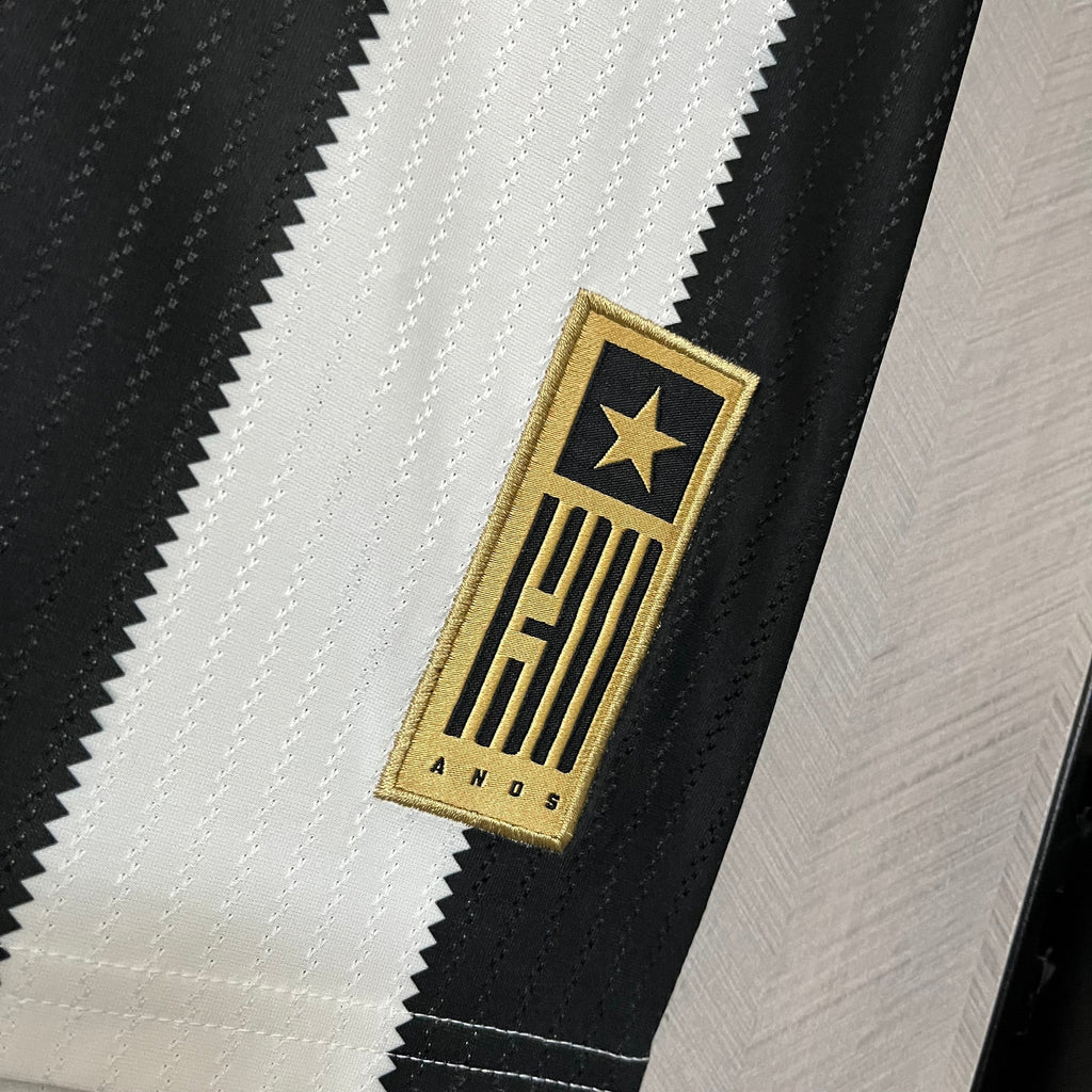 Camisa Reebok Botafogo 24/25 Casa - Preta e Branca