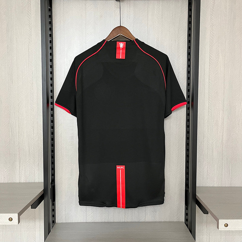 Camisa Manchester United 2007/08 - Retrô Masculino - Preta