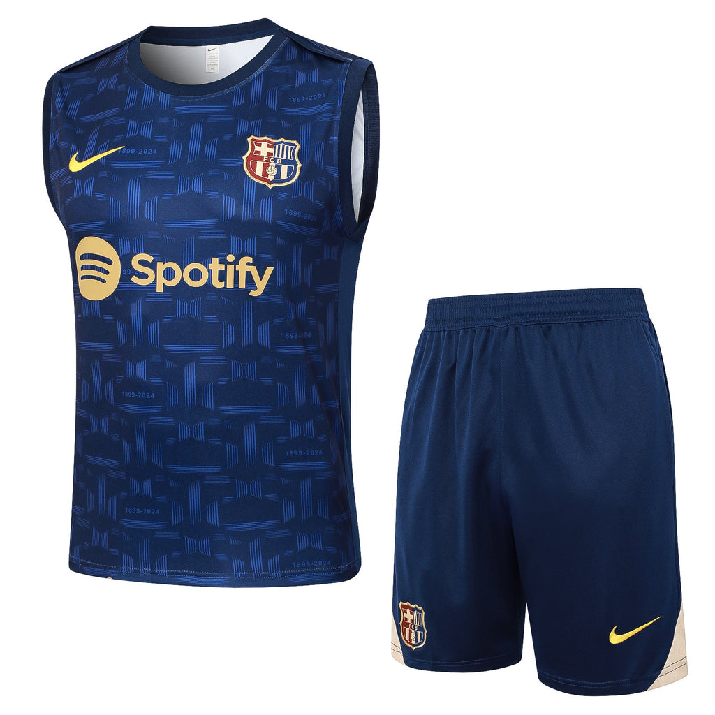 Conjunto Barcelona 2024/25 - Azul Escuro
