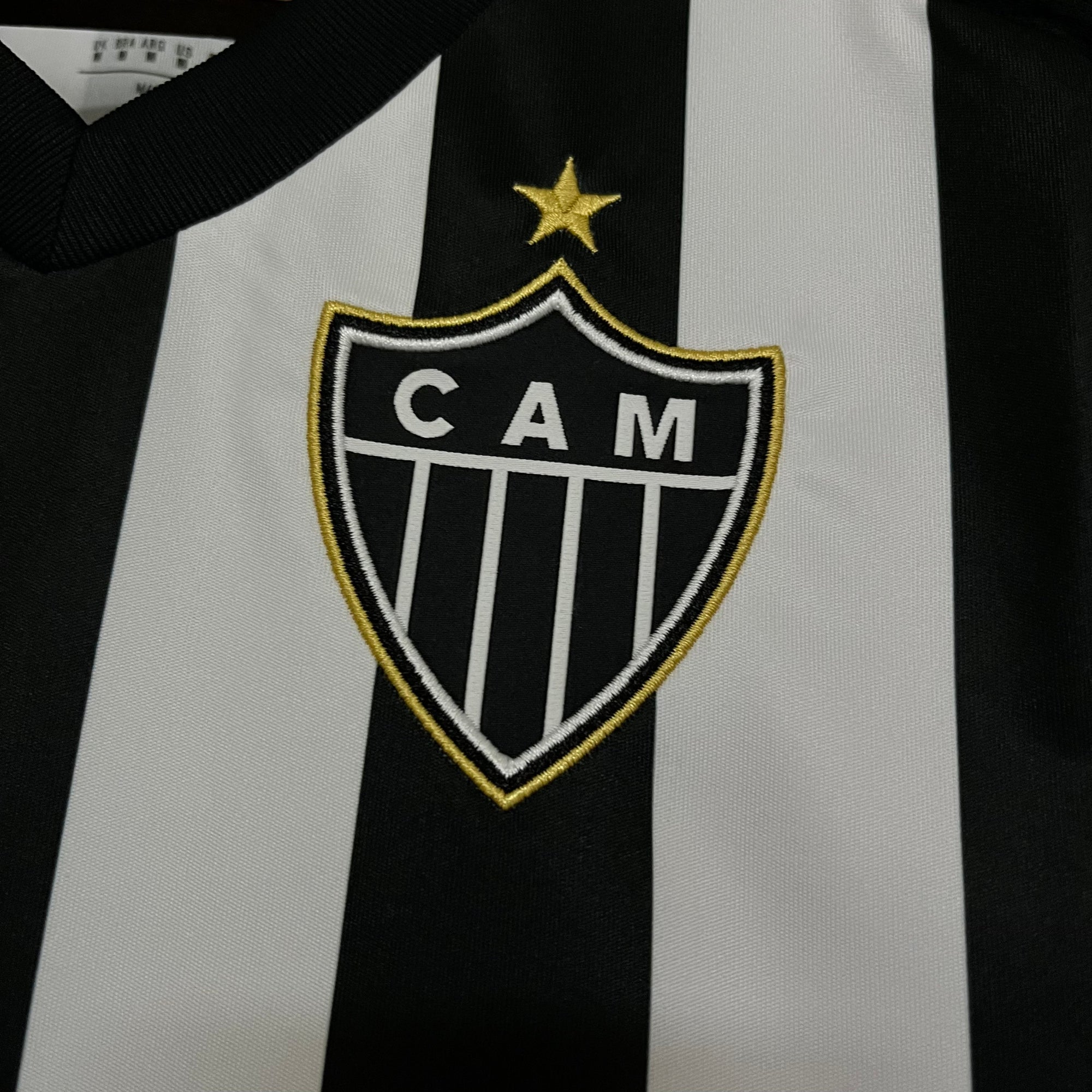 Camisa 1 Atlético MG 25/26 Preta e branca - (Feminina)