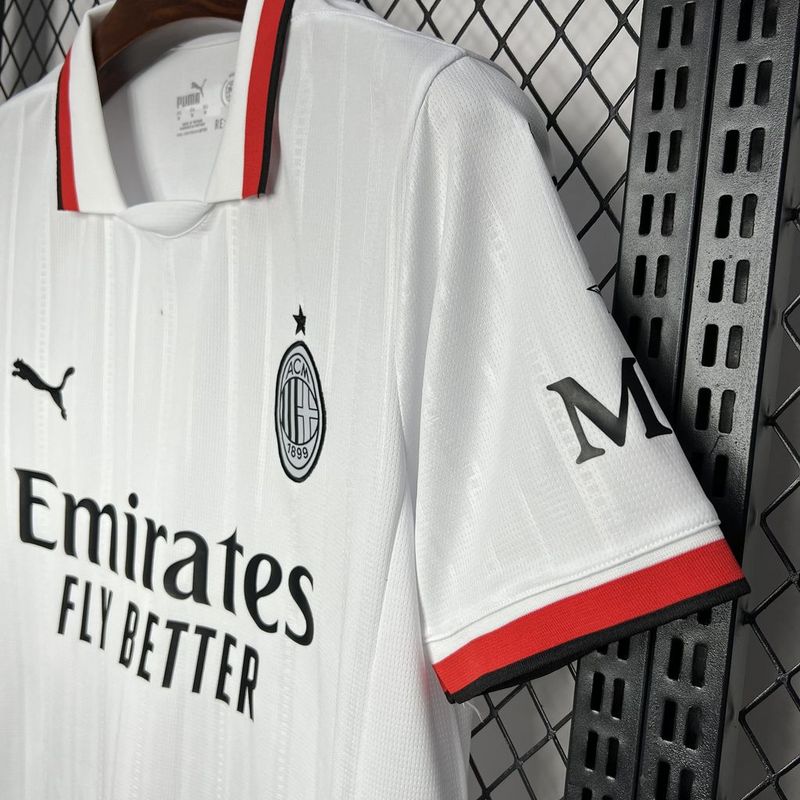 Camisa do Milan Fora 24/25 Branca