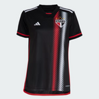 Camisa São Paulo I 23/24 Adidas - Preta e Vermelha - (Feminina)