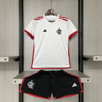 Kit Infantil  Flamengo II 24/25 s/n° Torcedor Adidas - Branco