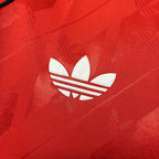 Camisa Flamengo Lifestyle 24/25 Adidas - Vermelha - (Feminina)