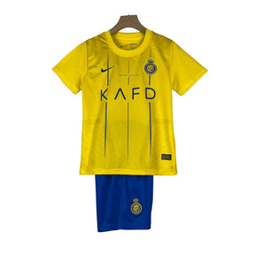 Conjunto Infantil Al-Nassr Home 23/24 - Amarelo