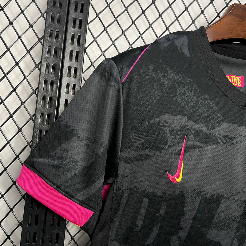 Camisa Chelsea III 24/25 - Preta com  rosa