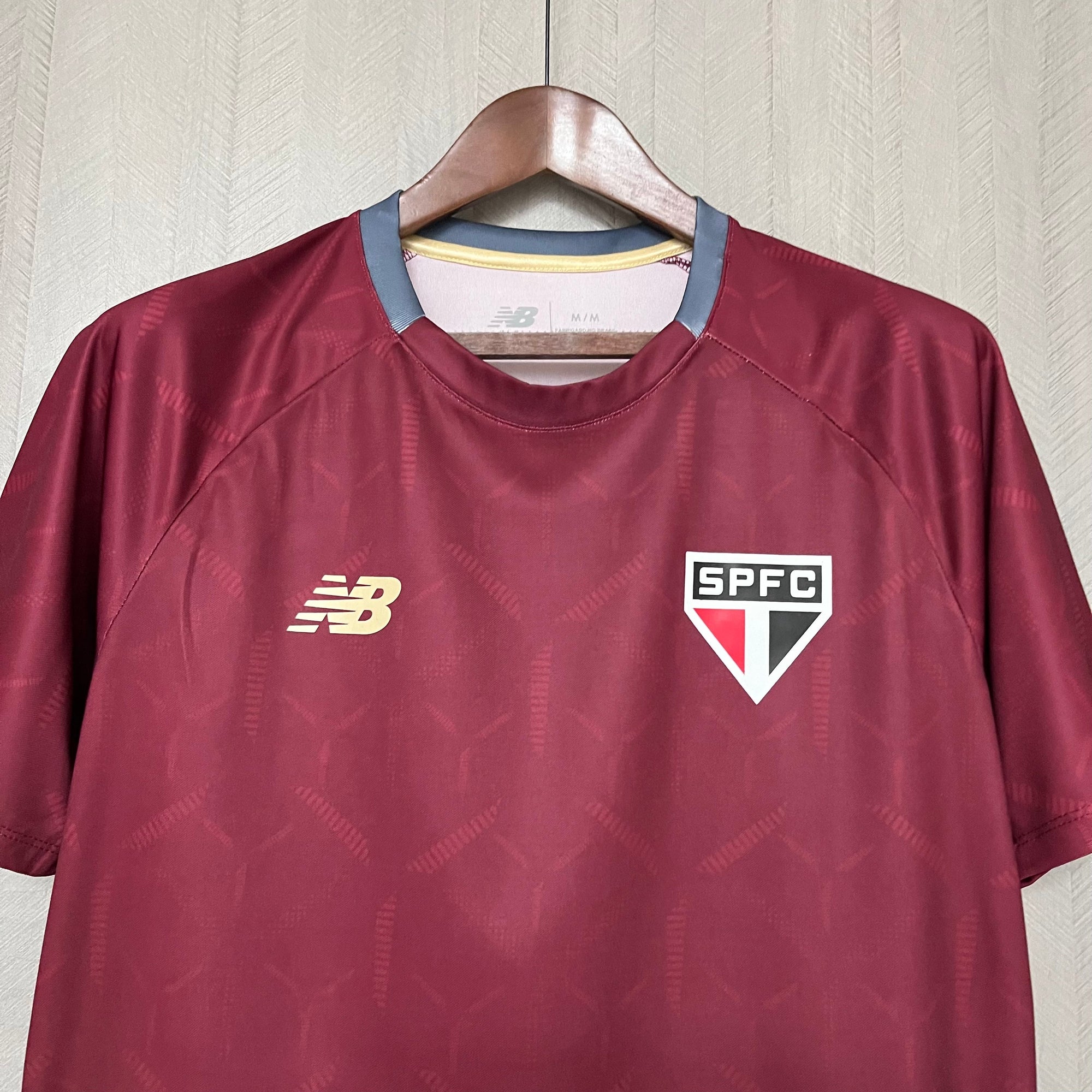 Camisa São Paulo Treino New Balance 2025 Vinho