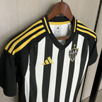 Camisa 1 Atlético MG 25/26 Preta e branca - (Feminina)