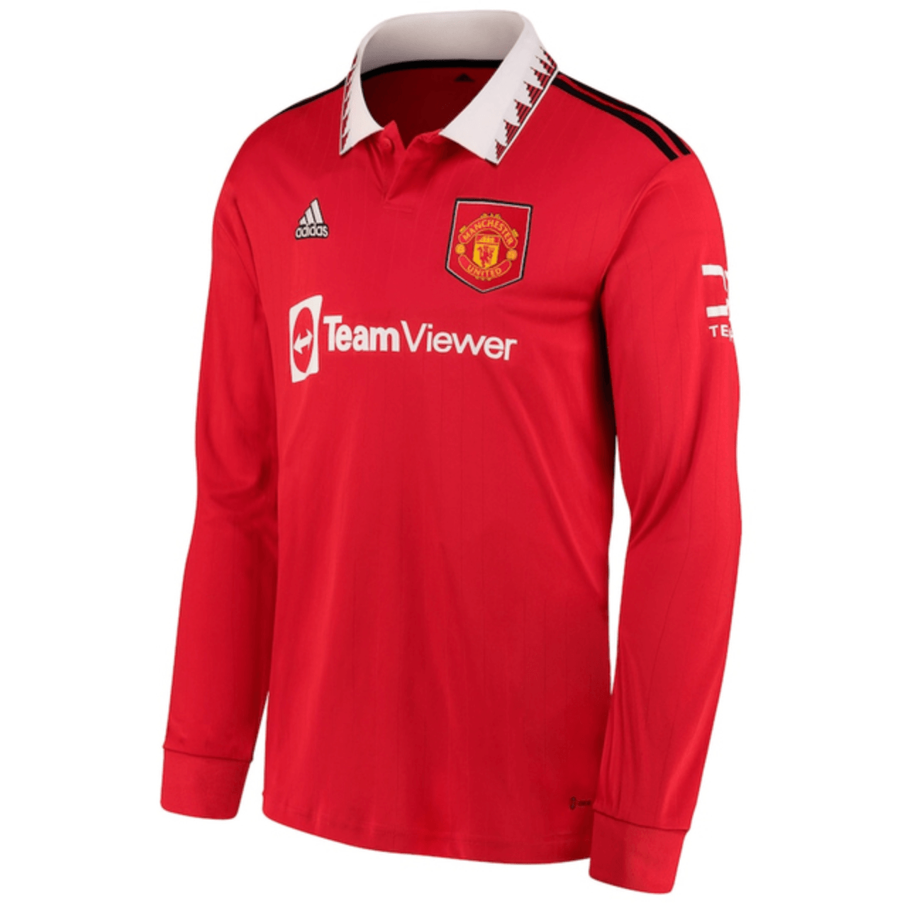 Camisa Manga Longa Manchester United 22/23 Adidas [Ronaldo #7] - Vermelho