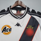 Camisa Vasco Retrô Romário Anos 2000 Branca - Kappa