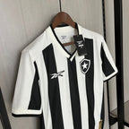 Camisa Reebok Botafogo 24/25 Casa - Preta e Branca