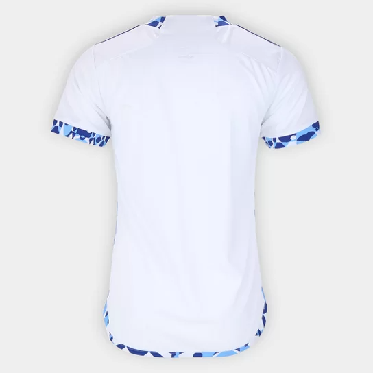 CAMISA CRUZEIRO II 24/25 S/N° ADIDAS - BRANCO+AZUL - TORCEDOR FEMININA