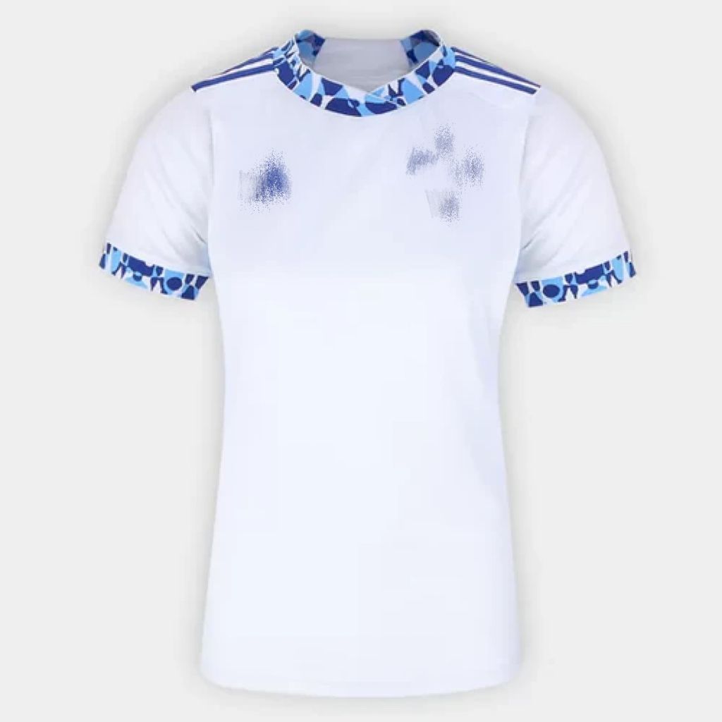 CAMISA CRUZEIRO II 24/25 S/N° ADIDAS - BRANCO+AZUL - TORCEDOR FEMININA