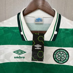 Camisa Celtic Retrô 1987/1989 Verde e Branca - Umbro