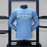Camisa Manchester City 2024/25 Home - Manga Longa