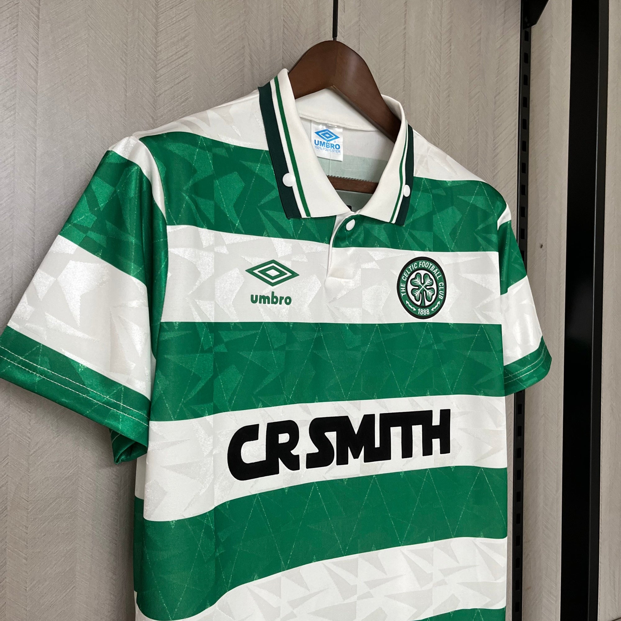 Camisa Celtic Retrô 1987/1989 Verde e Branca - Umbro