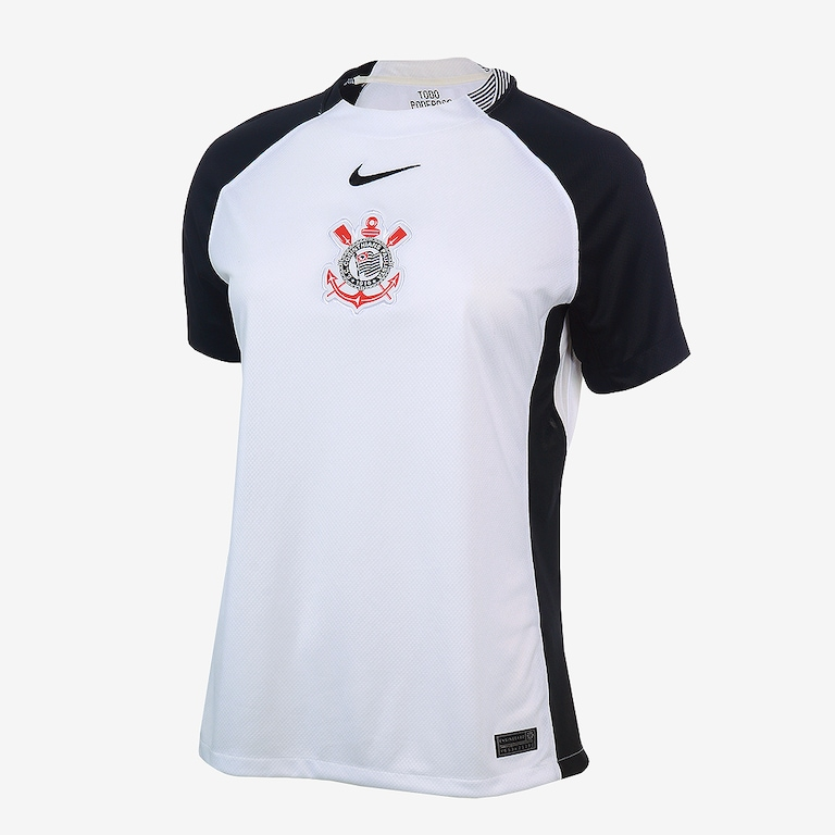 [PRÉ-VENDA] Camisa Nike Corinthians  I 2025  - Preta e Branca - (Feminina)