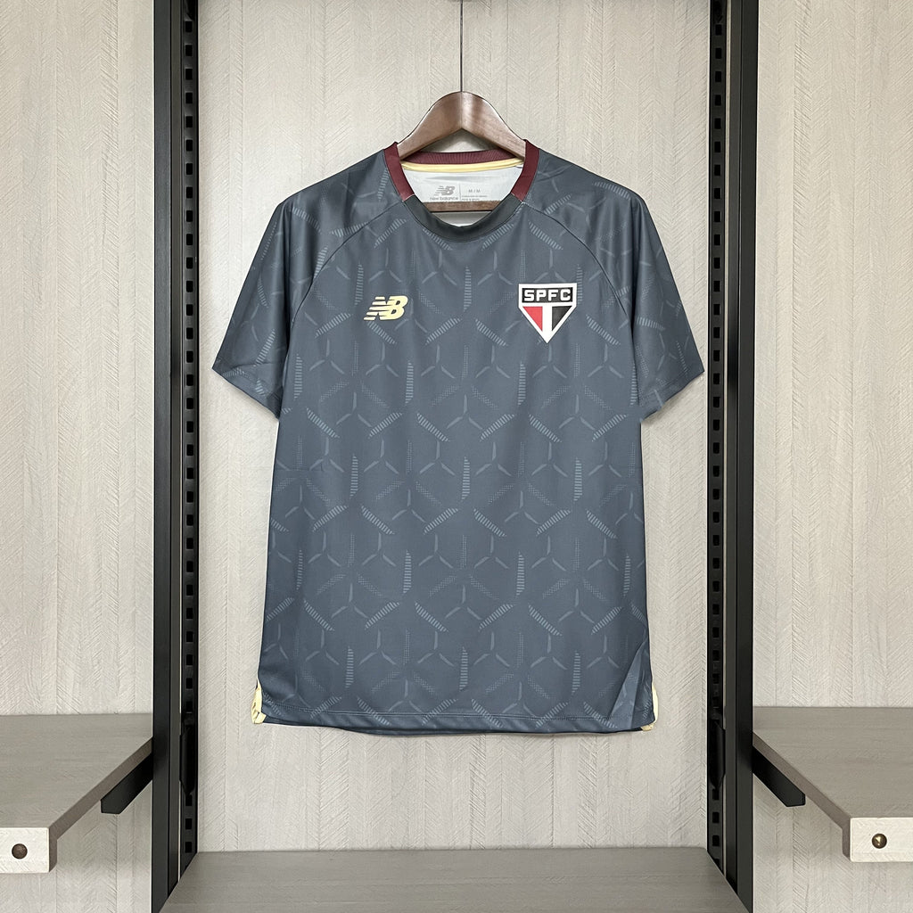 Camisa São Paulo Treino New Balance 2025 Cinza