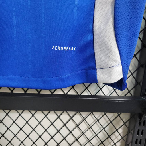 Camisa Itália Home 24/25 s/n° Torcedor Adidas Masculino - Azul