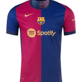 Camisa Barcelona Casa l 24/25 Azul e Vermelho