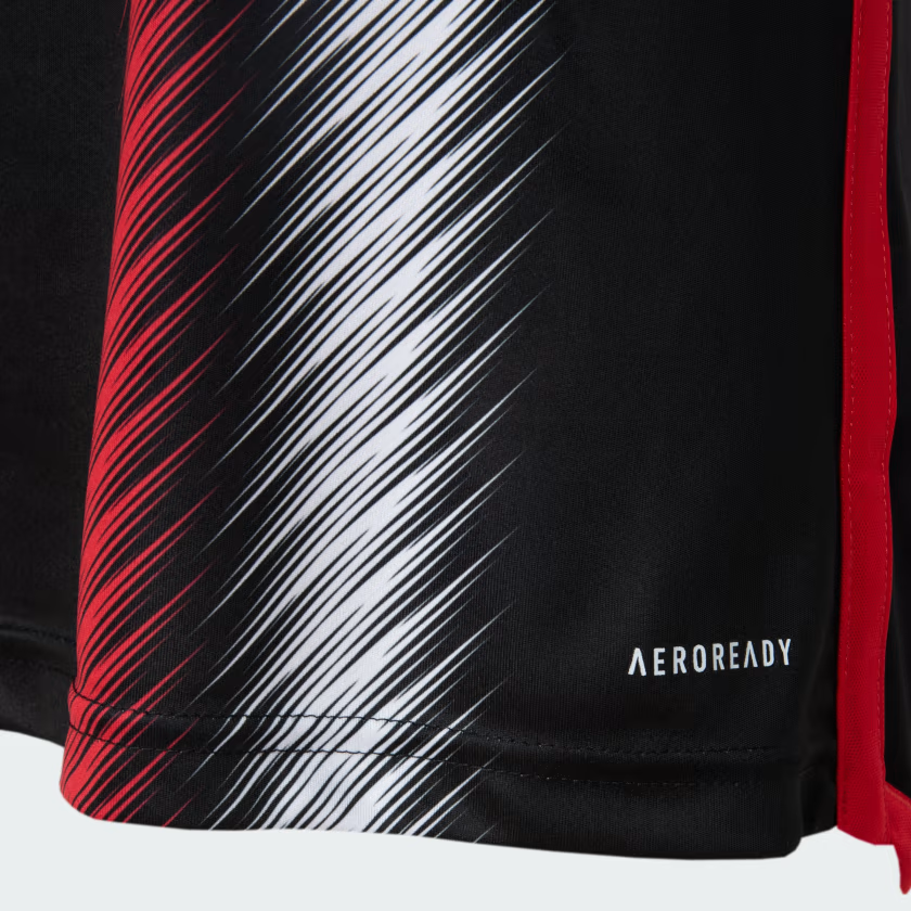 Camisa São Paulo I 23/24 Adidas - Preta e Vermelha - (Feminina)