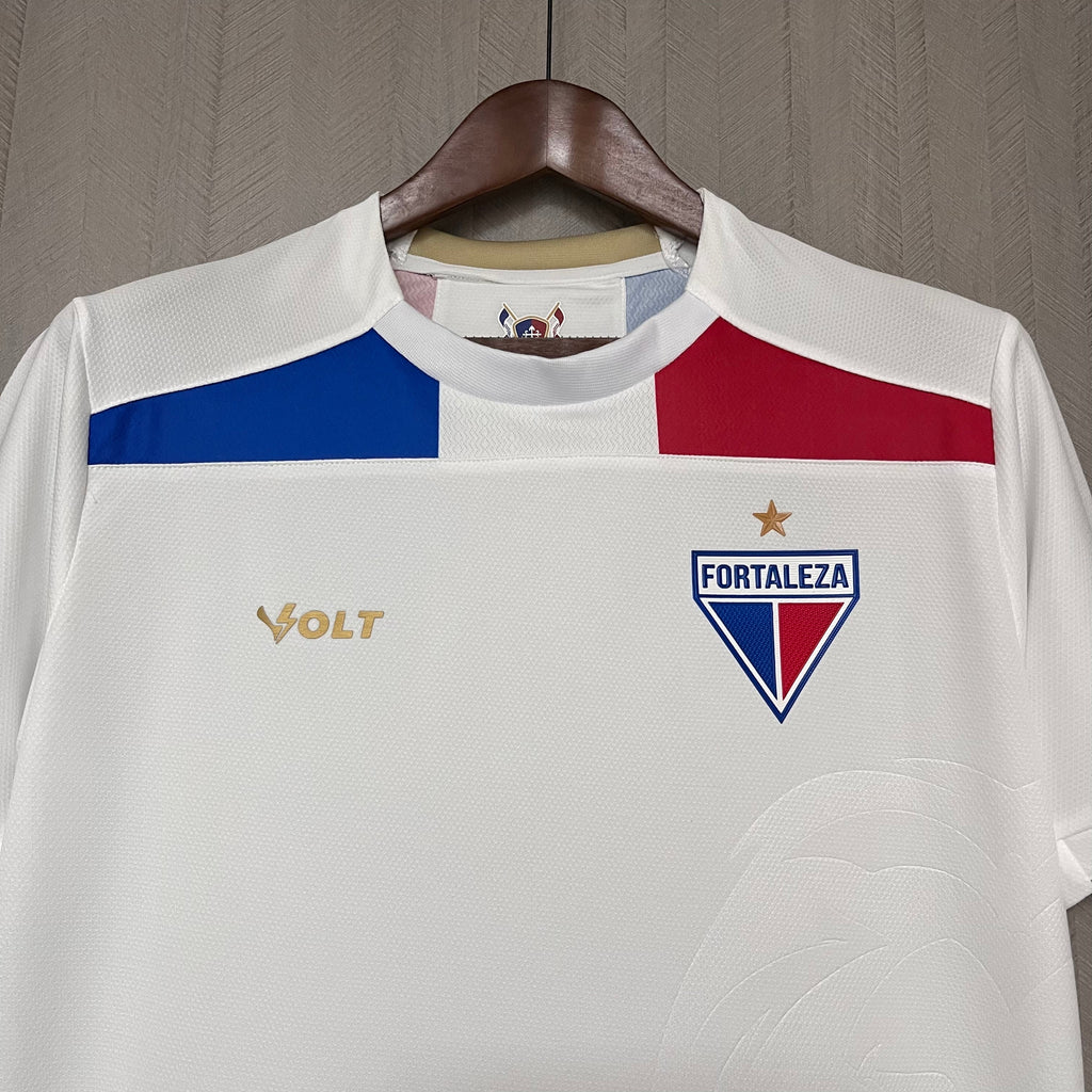 Camisa Fortaleza II 2025 Branca com detalhes
