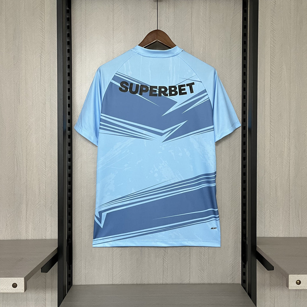 Camisa São Paulo Treino New Balance 2025 Azul