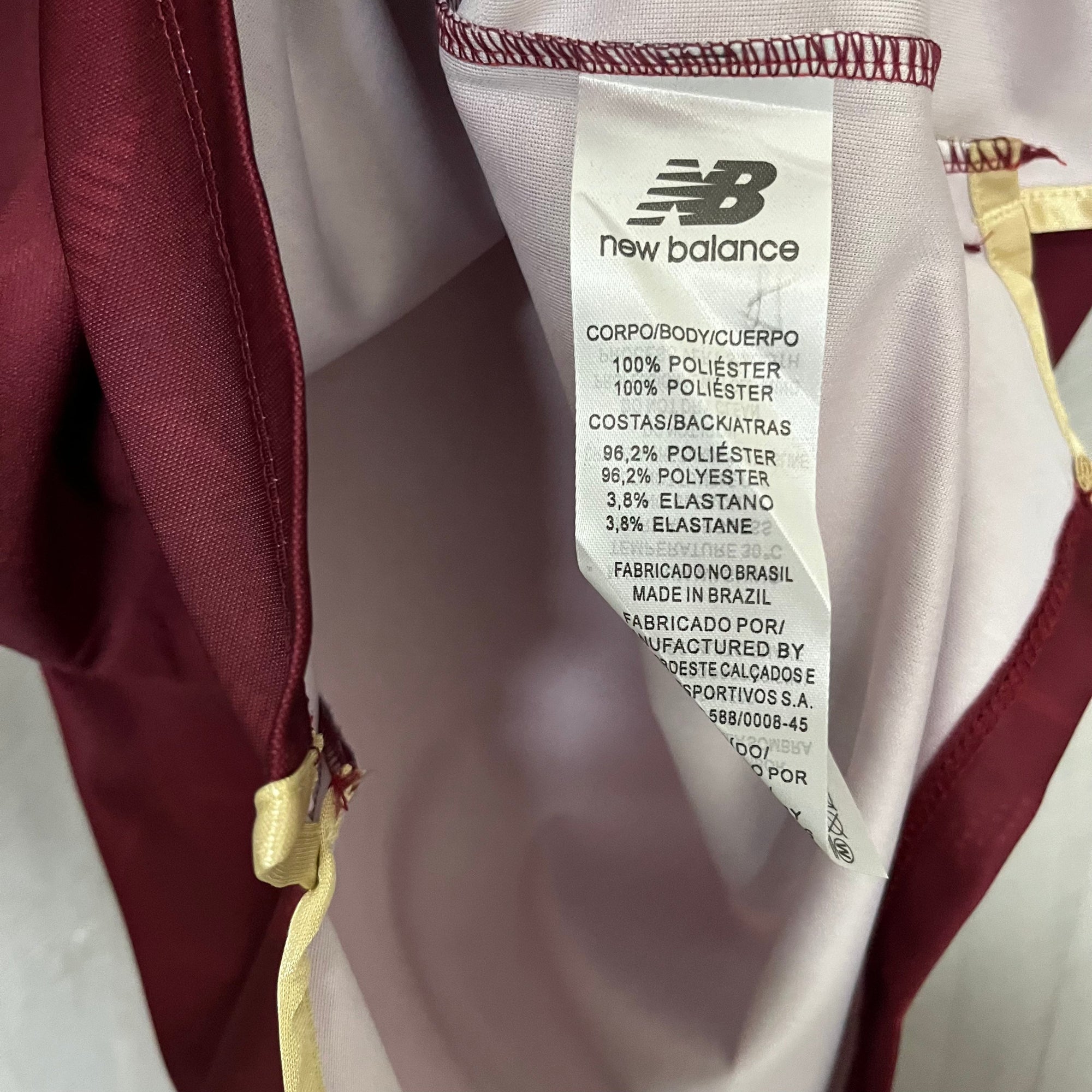 Camisa São Paulo Treino New Balance 2025 Vinho