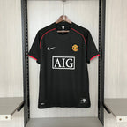 Camisa Manchester United 2007/08 - Retrô Masculino - Preta