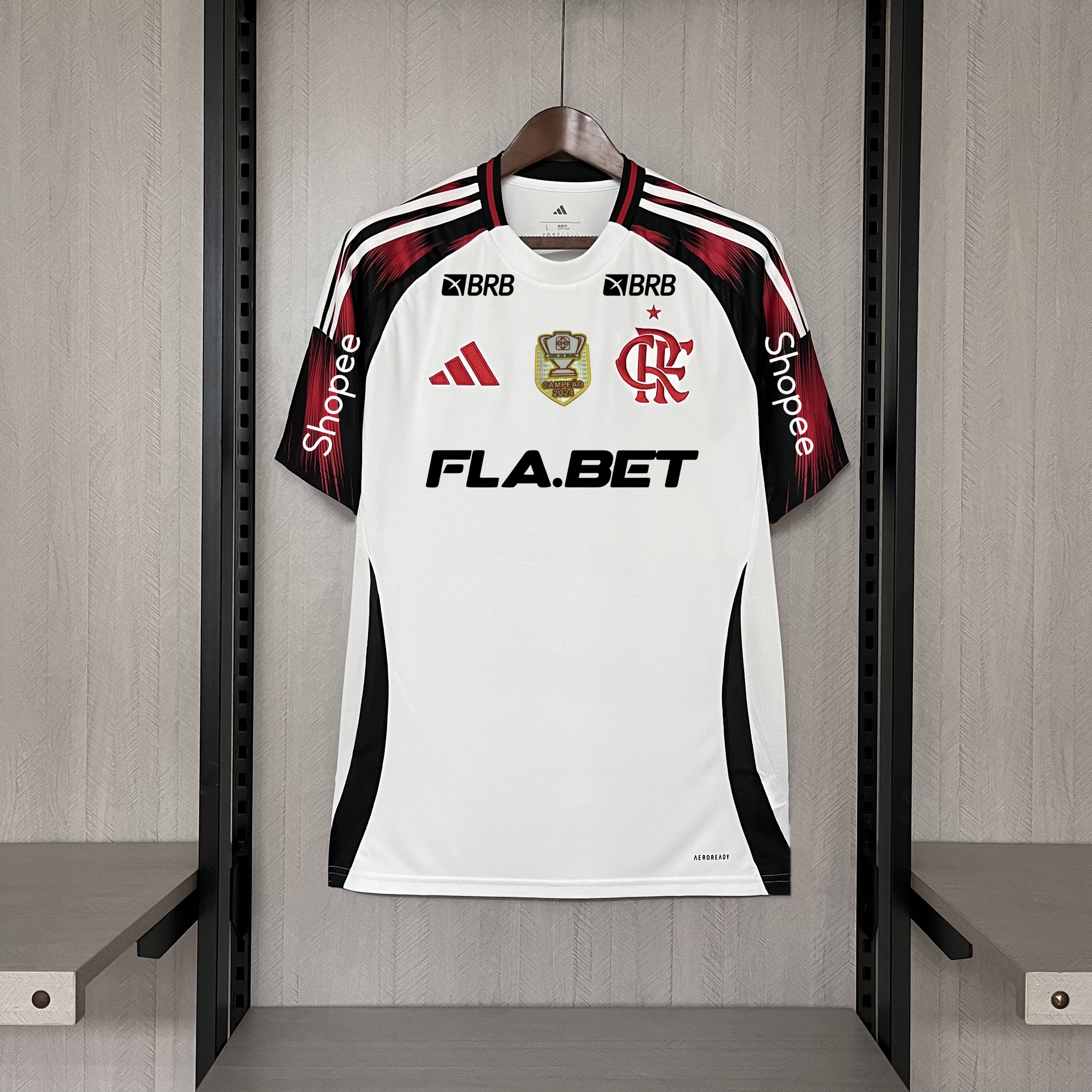 Camisa Flamengo II 2025 Torcedor Adidas Masculina - Branco