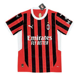 Camisa do Milan Titular 24/25 Vermelha+preta