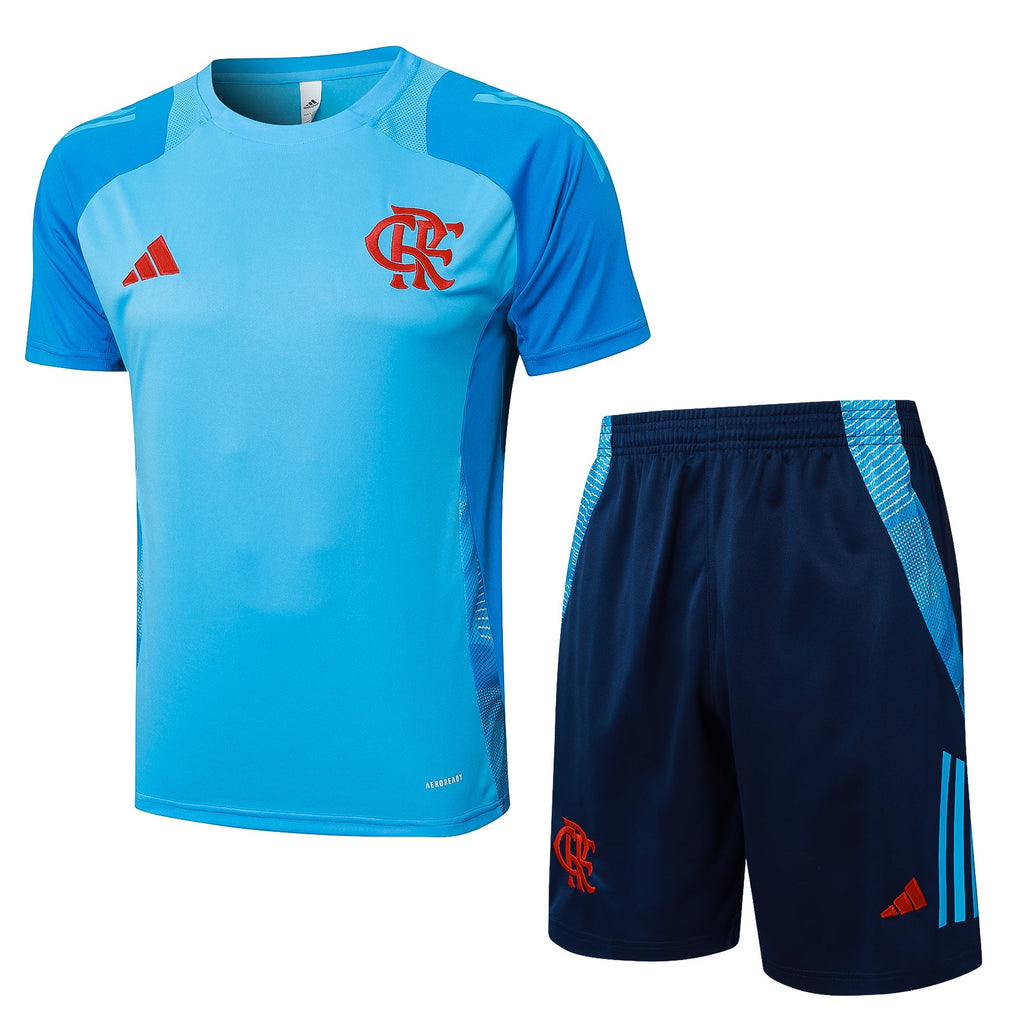 Conjunto de Treino do Flamengo Azul 2025