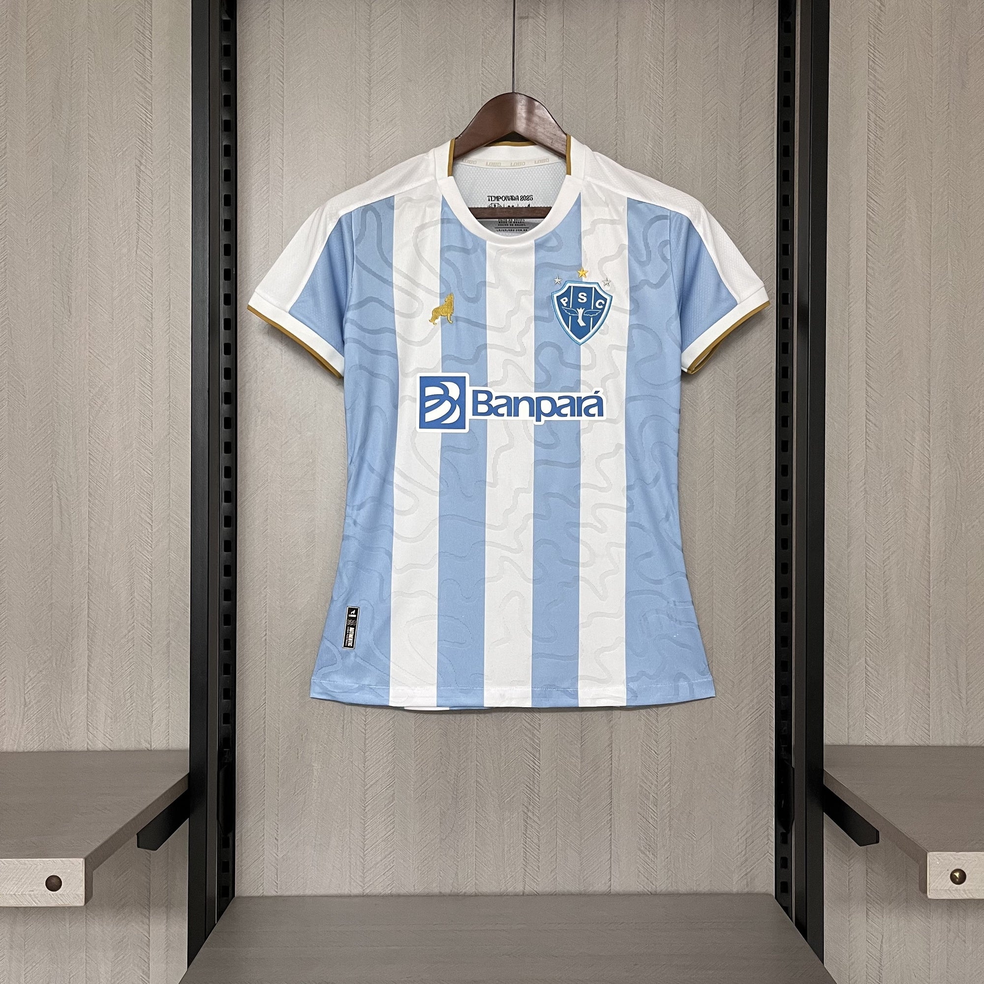 Camisa Lobo Paysandu I 2025 - Azul Feminina