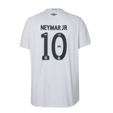 Camisa do Santos I 25/26 Torcedor Branca (#NEYMAR JR 10 Incluso)