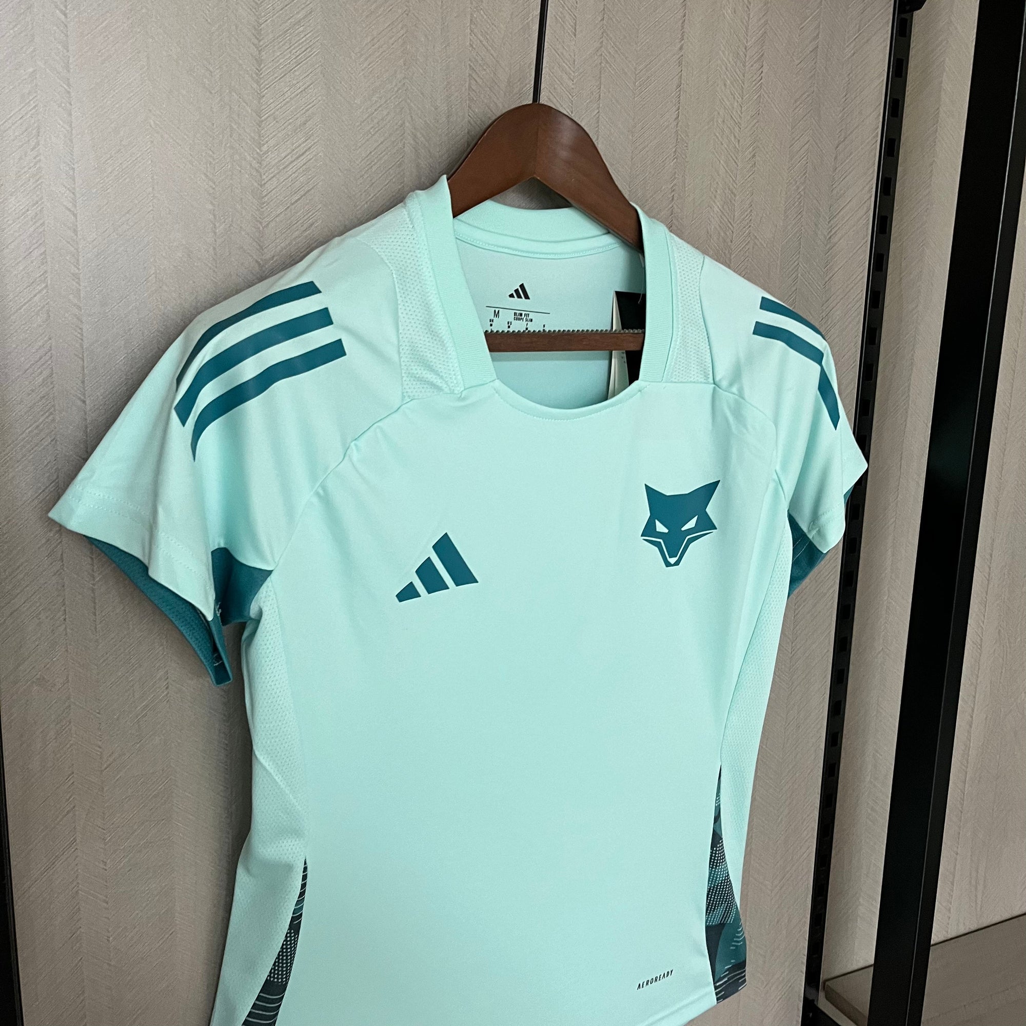 Camisa Cruzeiro 25/26 Treino Adidas - Azul Turquesa - (Feminina)