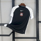 Camisa Nike Corinthians  II 2025  - Preta e Branca