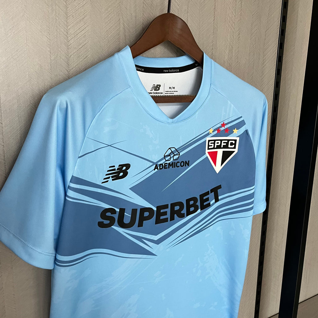 Camisa São Paulo Treino New Balance 2025 Azul