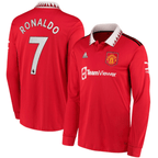Camisa Manga Longa Manchester United 22/23 Adidas [Ronaldo #7] - Vermelho