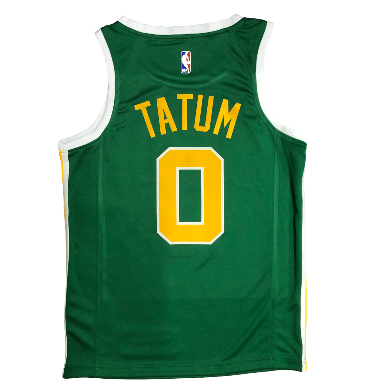 Regata NBA Boston Celtics Gold Nike Authentic Tatum 0 - Verde