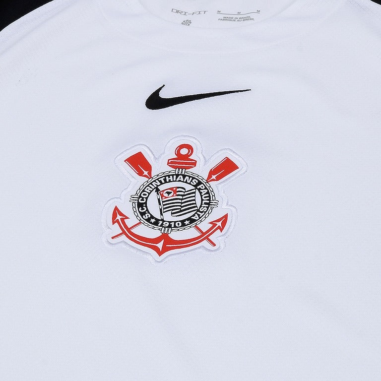 [PRÉ-VENDA] Camisa Nike Corinthians  I 2025  - Preta e Branca - (Feminina)