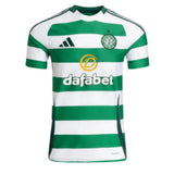 Camisa Celtic 24/25 Home Torcedor Adidas Masculina - Branca e Verde