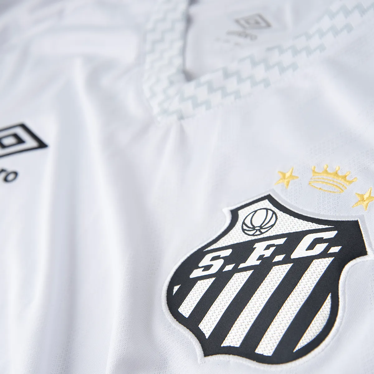 Camisa do Santos I 25/26 Torcedor Branca (#NEYMAR JR 10 Incluso)